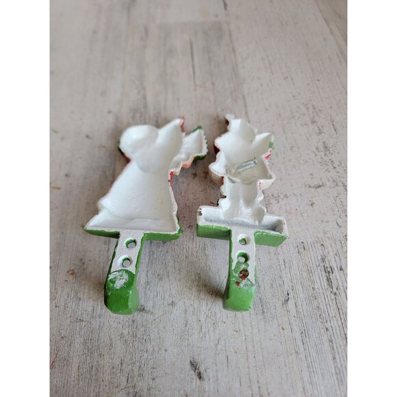 Metal Vintage Santa Claus hanging hook decor set home wall - Picture 6 of 7